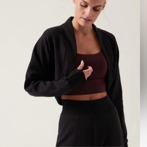 Athleta Black Retroplush Wrap - S